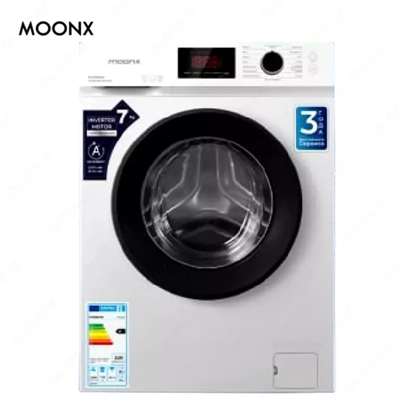 Стиральная машина автомат Moonx RS7502W Inverter 7кг белый