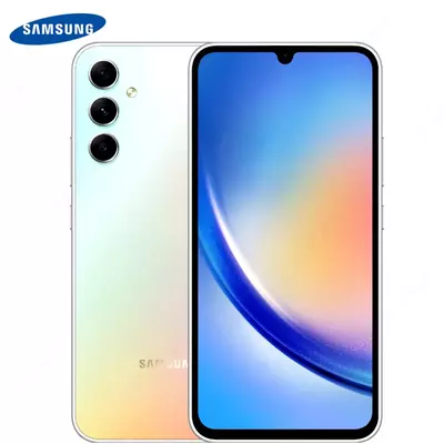 Смартфон Samsung Galaxy A34 8/256GB Серебряный