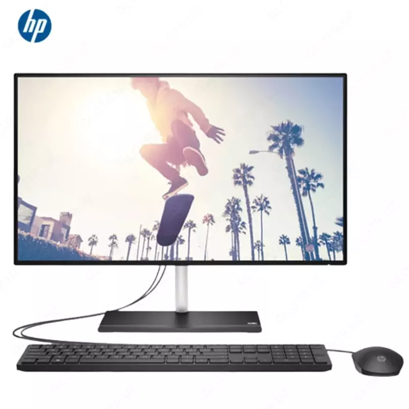 Моноблок HP 24-cb1112ci (338) (Intel i3-1215U/ DDR4 8GB/ SSD 256GB/ 23,8 FHD IPS/ Intel Iris Xe Graphics/ No DVD/ key + mouse/ RU) Black