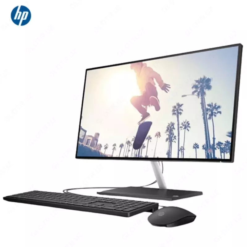 Моноблок HP 24-cb1112ci (338) (Intel i3-1215U/ DDR4 8GB/ SSD 256GB/ 23,8 FHD IPS/ Intel Iris Xe Graphics/ No DVD/ key + mouse/ RU) Black