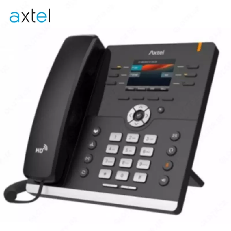 Стационарный IP-телефон Axtel AX-400G (SIP линий 8, LCD 2.8" 320x240 Color, конференц-5, PoE)