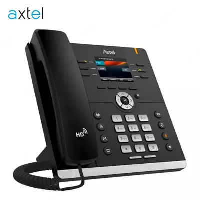 Стационарный IP-телефон Axtel AX-400G (SIP линий 8, LCD 2.8" 320x240 Color, конференц-5, PoE)
