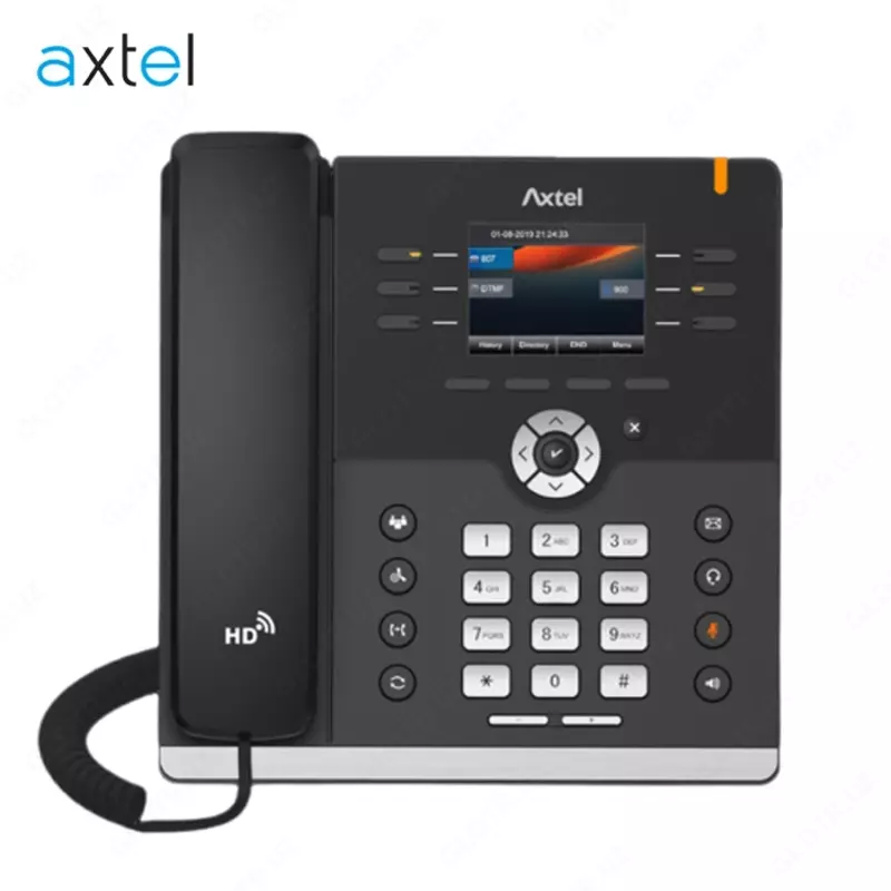 Стационарный IP-телефон Axtel AX-400G (SIP линий 8, LCD 2.8" 320x240 Color, конференц-5, PoE)
