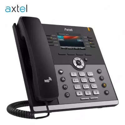 Стационарный IP-телефон Axtel AX-500W (SIP линий 12, LCD 3.5" 480x320 Color, конференц-5, PoE)