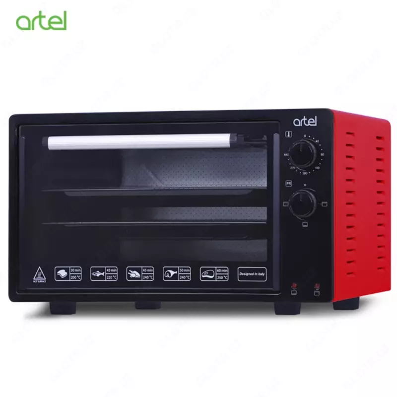 Мини печь Artel ART-MD-3216 Красная Эконом