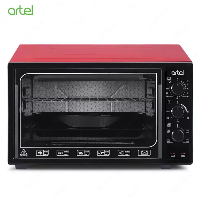 Мини печь Artel ART-MD-3618L Черный/Красный Люкс