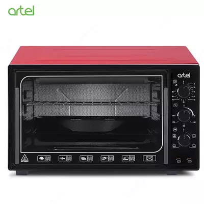 Мини печь Artel ART-MD-3618L Черный/Красный Люкс