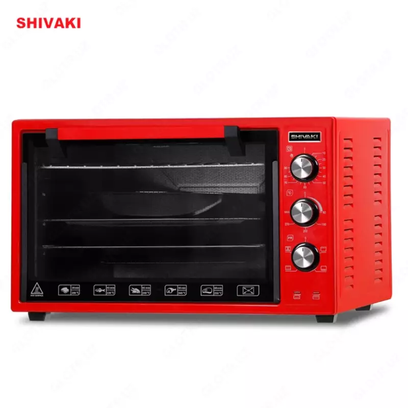 Мини печь Shivaki MD 3618L Красный/Красный Люкс