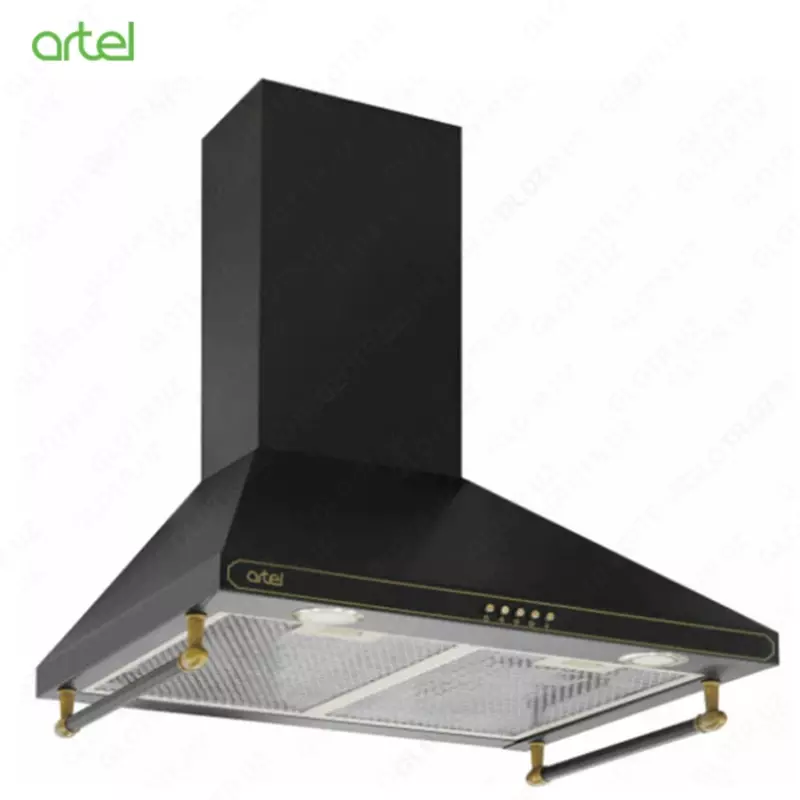  Кухонная вытяжка Artel ART-0760 Retro Черный - 