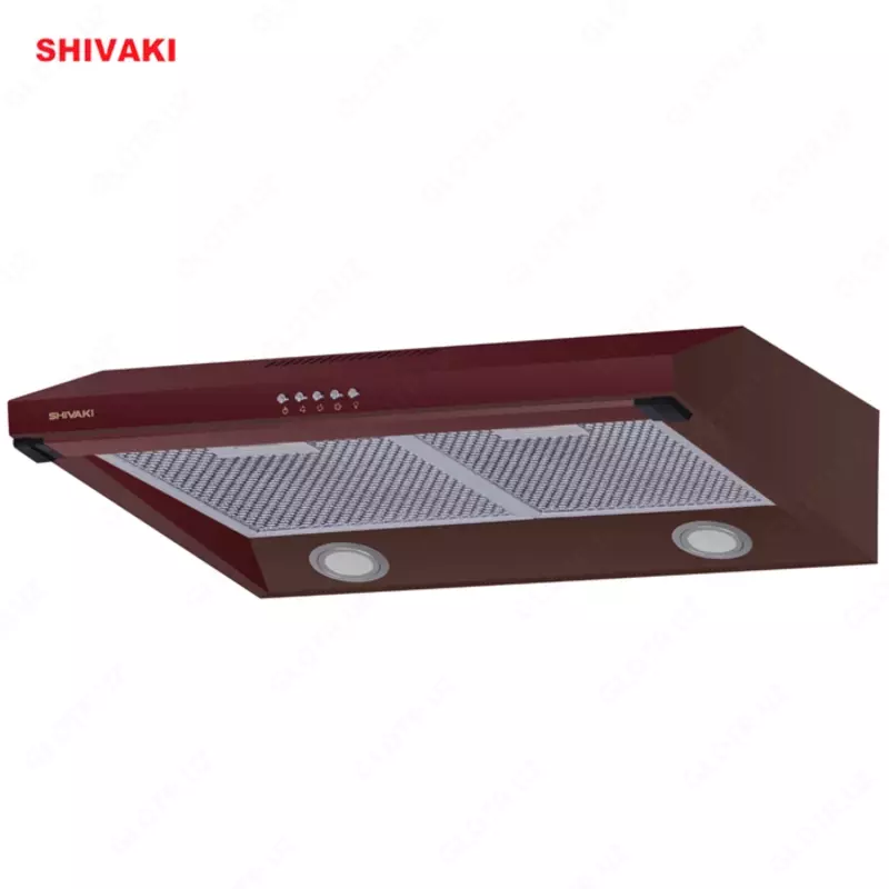 Кухонная вытяжка Shivaki 0960L Punto Бардовый