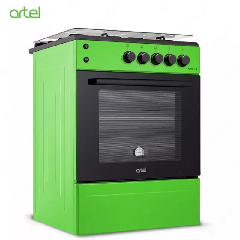Газовая плита Artel Apetito 01-G CHU ГП Зеленый