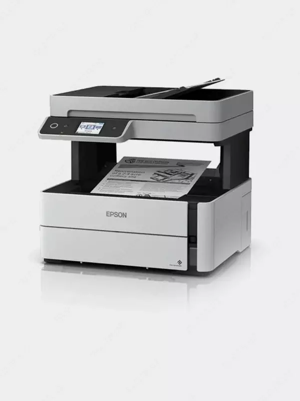 Струйный принтер Epson M3170, черный/белый, A4, AirPrint, Ethernet (RJ-45), USB, Wi-Fi, черный
