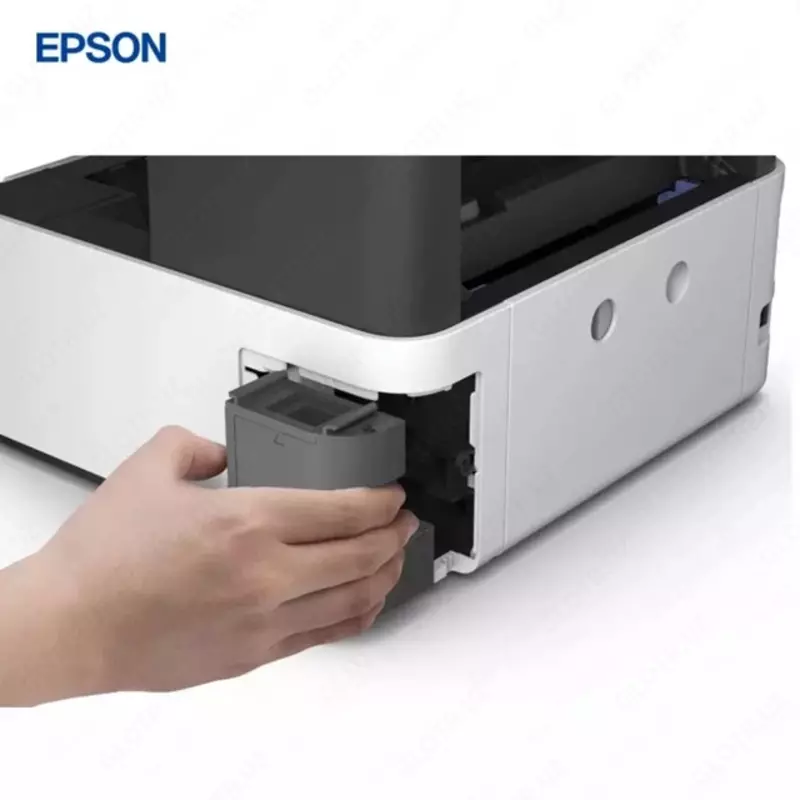 Струйный принтер Epson M3170, черный/белый, A4, AirPrint, Ethernet (RJ-45), USB, Wi-Fi, черный