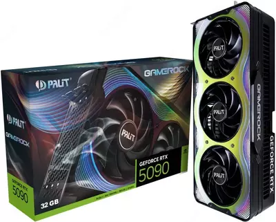 Videokarta – Palit – 32GB GeForce RTX5090 GameRock GDDR7 512bit 3-DP.