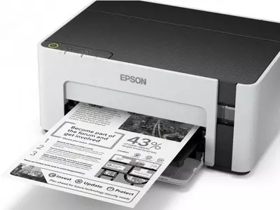 Epson M1100 (A4, струйный, 15 стр/мин, 1440x720 dpi, 1 краска, USB2.0).