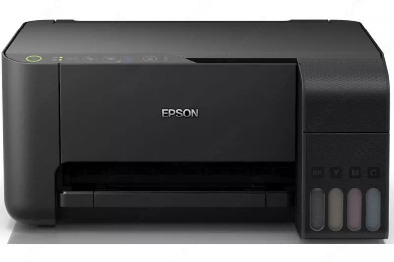 Epson L3200 (A4, chayqaluvchi (struyali) ko‘p funksiyali qurilma, 15 sahifa/daq., 5760x1440 dpi, 4 rang, USB2.0).