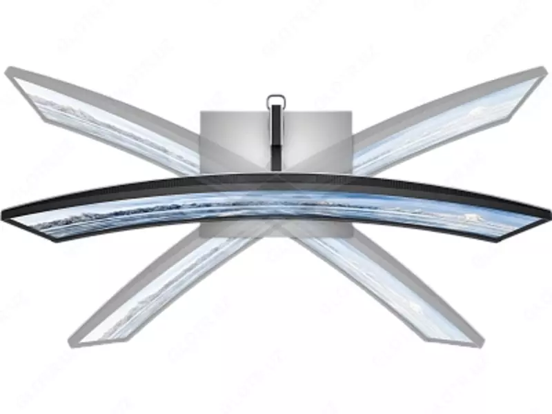 HP - 34" Z34c Изогнутый монитор, IPS, 6 мс, 60 Гц, UHD (3840x2160), HDMI, DisplayPort, TypeC, серебристый