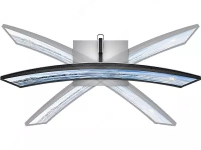 HP - 34" Z34c Изогнутый монитор, IPS, 6 мс, 60 Гц, UHD (3840x2160), HDMI, DisplayPort, TypeC, серебристый