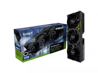 Видеокарта Palit - 16GB GeForce RTX5070Ti GAMINGPRO GDDR7 256bit.
