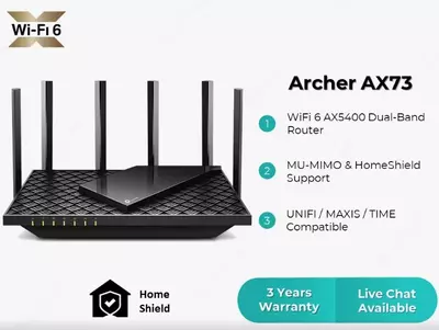 Wi-Fi роутер TP-Link Archer AX73/AX5400