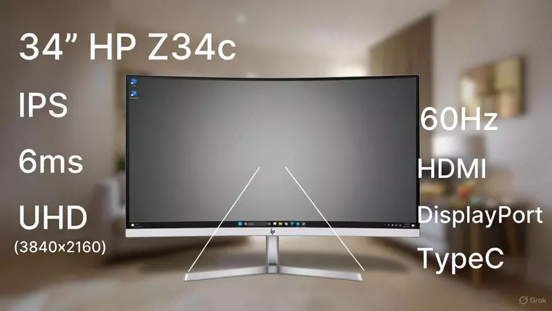 Монитор HP Z34c 34" Curved Monitor