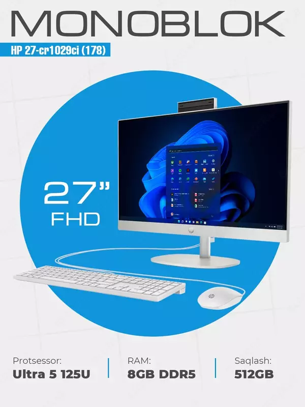 HP 27-cr1029ci monoblok.