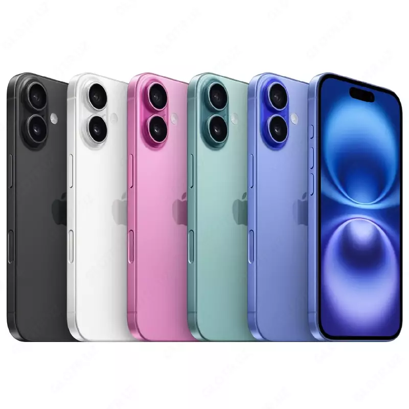  Apple iPhone 16 smartfoni  256 GB  pushti rang ELSO.uz