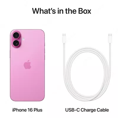  Apple iPhone 16 smartfoni  256 GB  pushti rang - ELSO.uz
