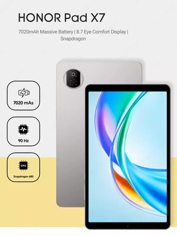 Honor Pad X7 plansheti  Wi-Fi  4/64 GB  kosmik kulrang