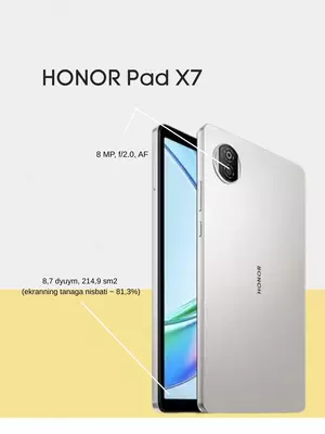  Honor Pad X7 plansheti  Wi-Fi  4/64 GB  kosmik kulrang - 