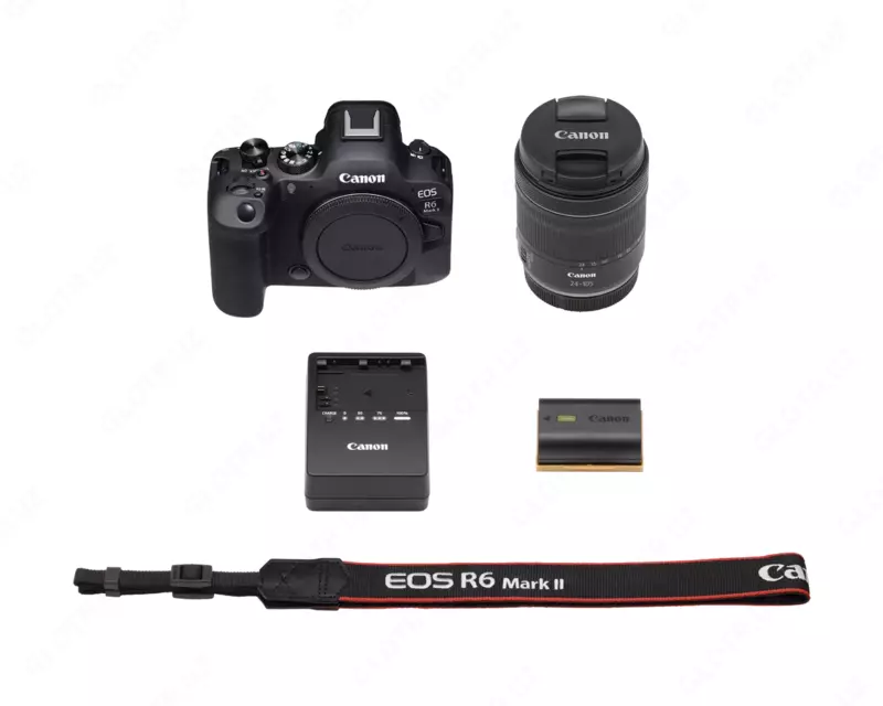   Canon EOS R6 Mark II kamerasi 24-105 mm f/4-7.1 IS STM