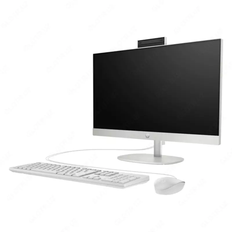  Моноблок HP 27-cr1058ci (768) (Intel Core Ultra 7-155U/ DDR5 8GB/ SSD 512GB/ 27 FHD IPS/Intel Iris Xe Graphics/ key + mouse/ NoOS/ RU) White (D2GQ2EA)