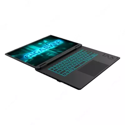  GIGABYTE GAMING A16 GA6H noutbuki (Intel Core i7-13620H/ DDR5 16GB/ SSD 1TB/ 16.0 FHD 165Hz/ 6GB GF RTX4050/ Backlit/ NoOS/ RU) Qora