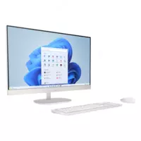  Моноблок HP 27-cr0047ci (068) (Intel Core i7-1355U/ DDR4 16GB/ SSD 512GB/ 27 FHD IPS/ Intel Iris Xe Graphics/ key + mouse/ NoOS/ RU) White (CJ2D5EA) - 