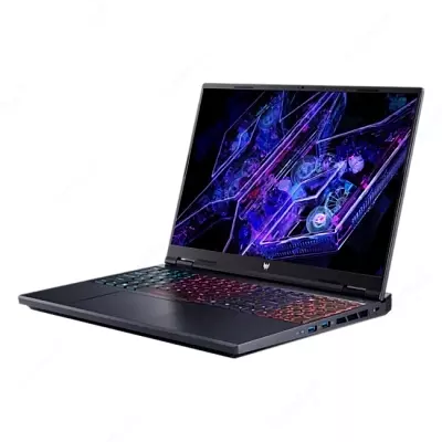   Acer Predator Helios Neo 16 noutbuki (Intel Core Ultra 9-275HX/ DDR5 16GB/ SSD 1TB/ 16 WQXGA 180hz/ 8GB RTX5070/ Backlit/ Win11H/ RU) Qora