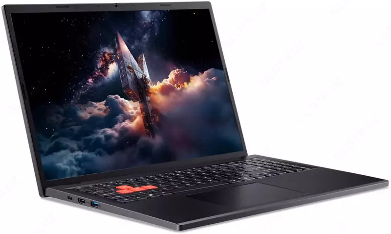  Acer Nitro Lite noutbuki (Intel Core i7-13620H/ DDR5 16GB/ SSD 512GB/ 16 WUXGA IPS 165Hz/ 6GB RTX4050/ Backlit/ NoOS/ RU) Qora - 