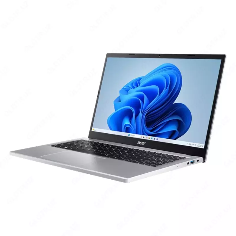 Ноутбук Acer Aspire Go 15 (Intel Core i3-N355/ DDR5 8GB/ UFS 128GB/ 15.6" FHD/ Intel UHD Graphics/ Win11/ RU) Steel Gray