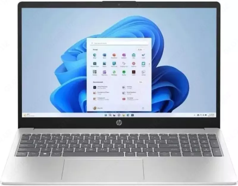 Ноутбук HP 15-fd2050wm (JK5) (Intel Core Ultra 5-225U/ DDR5 8GB/ SSD 512GB/ 15.6" FHD IPS Touch/ Intel UHD Graphics/ Backlit/ Win11/ RU) Natural Silver