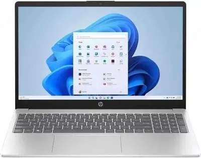 Ноутбук HP 15-fd2050wm (JK5) (Intel Core Ultra 5-225U/ DDR5 8GB/ SSD 512GB/ 15.6" FHD IPS Touch/ Intel UHD Graphics/ Backlit/ Win11/ RU) Natural Silver