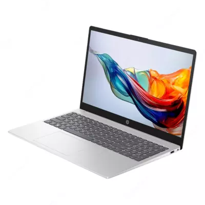 Ноутбук HP 15-fc0028ci (706) (AMD Ryzen 3-7320U/ DDR5 8GB/ SSD 512GB/ 15.6" FHD IPS/ AMD Radeon Graphics/ NoOS/ RU) Natural Silver