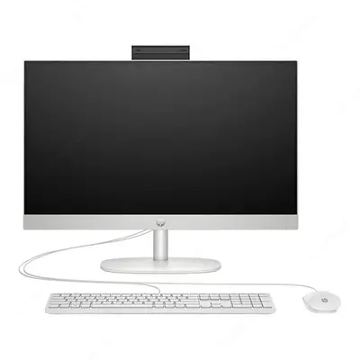 Monoblok kompyuteri HP 24-cr0003ny (4H4) (Intel Core i5-1335U/ DDR4 8GB/ SSD 512GB/ 23,8 FHD/ Intel Iris Graphics/ key + mouse/ NoOS/ RU) White