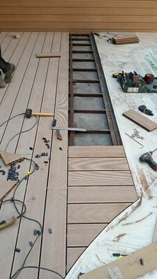 Террасная доска из ДПК "TAXTPLAST" в Ташкенте