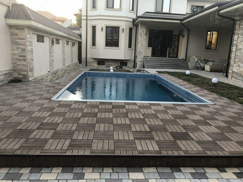 Садовый паркет из ДПК "TAXTPLAST" Xamkor-R