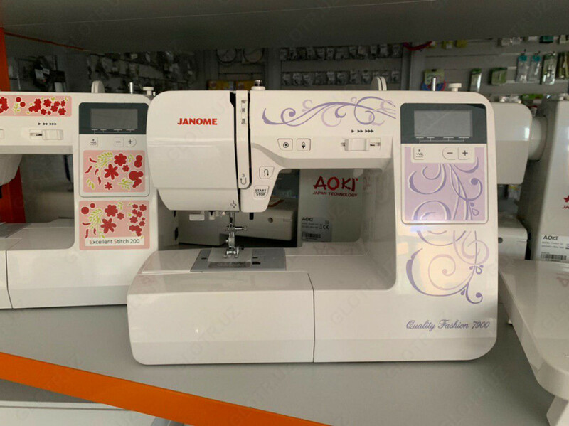 JANOME QUALITY FASHION 7900 Швейная вышивка вышивальная машинка Ташкент доставка KAHSTA tikuv moshina sotiladi arzon narxda sotib olish Toshkent vil.