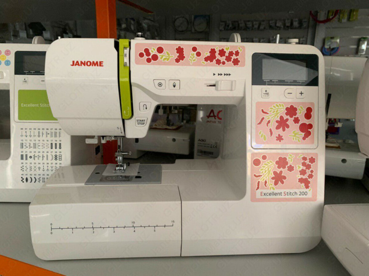 JANOME EXCELLENT STICH 200 Швейная компьютерная машинка Ташкент доставка  KOMPYUTERLI tikuv moshina sotiladi arzon narxda sotib olish Toshkent  DOSTAVKA в город Ташкент