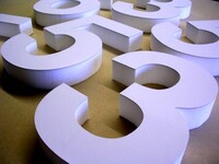 Изготовление объемных букв