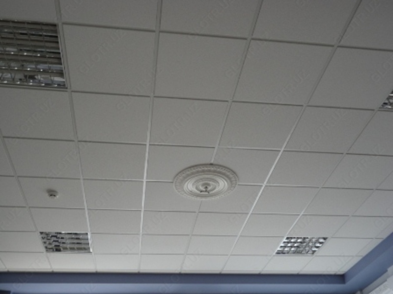  Подвесной потолок типа Армстронг толщина 15мм в комплекте с профилями Оптом и розница