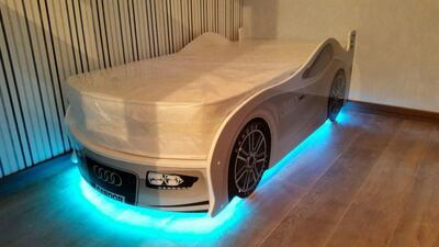 Детская кровать автомобиль  Детская кровать автомобиль "AUDI"