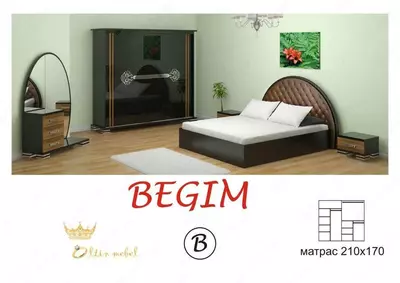 Спальный гарнитур  Спальный гарнитур "BEGIM" B