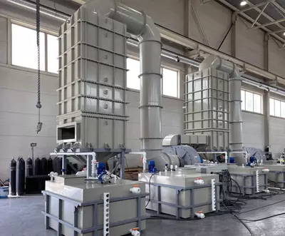 Скруббер для очистки воздуха от пыли, газов и аэрозолей
